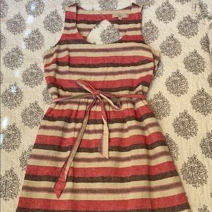 LOFT linen striped sundress